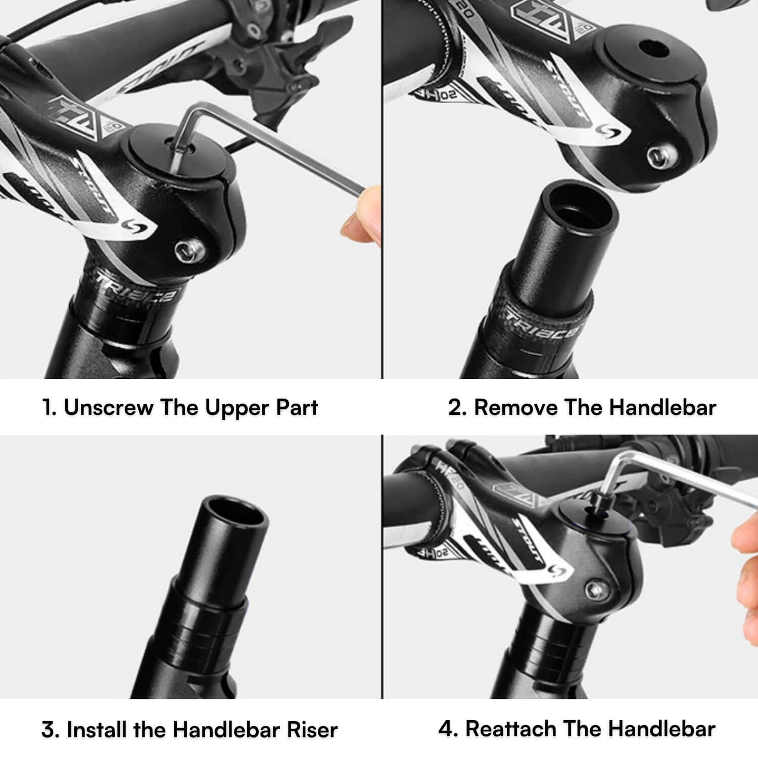 NatureHeroes Ergonomic, Healthy Bike Handlebar Riser